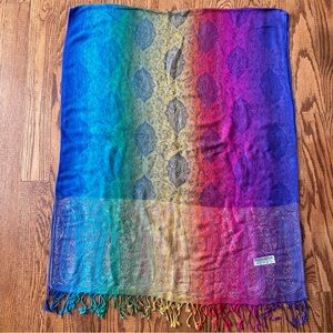 Pashmina Multicolor Paisley Scarf